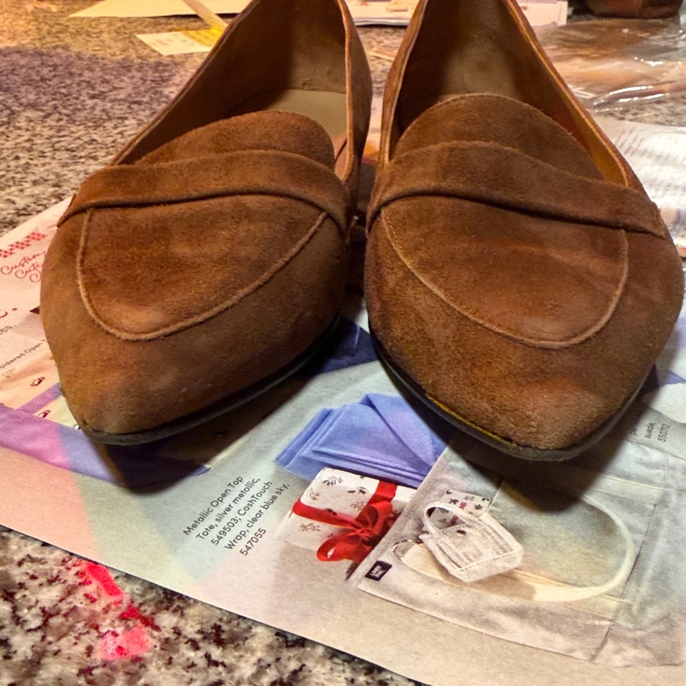 🎭 Flattered 🎭 Alexandra Suede Loafers - Picture 6 of 9